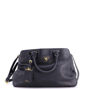 Prada Convertible Shopping Tote Vitello #254965P72B
